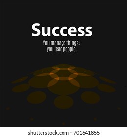 Abstract vector orange design rounds