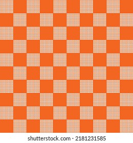 Resumen Patrón de cuadrados de barrido naranja vectorial