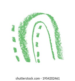 Abstract vector organic shape for creating eco-friendly logo design, ecology symbol, environmental poster, natural organic cosmetic label, vegan food shop emblem, bio badge in trendy hand-drawn style.