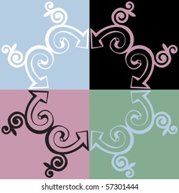 abstract vector ornament