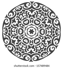 Abstract Vector Ornament in Tribal Style for Your own design