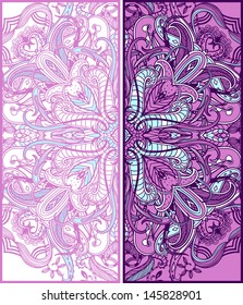  abstract vector ornamental cards