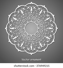 abstract vector ornamental lace. Elements for design. Eps10