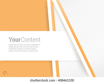 Abstract Vector Page Element for Your Portfolio