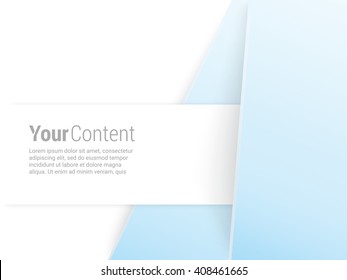 Abstract Vector Page Element for Your Portfolio