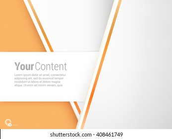 Abstract Vector Page Element for Your Portfolio