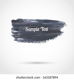 Abstract vector paint banner