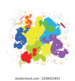 fondo de color de pintura vectorial abstracta. diseño de ilustración vectorial