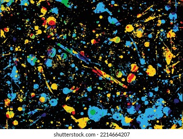 abstract vector paint color and splashes style. pattern splatter design background. illustration vector design.