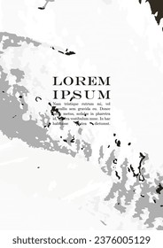 Abstract Vector Paint Stain Background Set. Oil Paint Strokes Placard Design. Good for Business Branding.