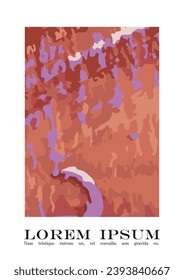 Abstract Vector Paint Stain Background Set. Oil Paint Strokes Placard Design. Good for Cover, Invitation, Banner, Placard, Brochure, Poster, Card, Flyer and other.