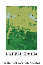 Abstract Vector Paint Stain Background Set. Hand Painted Artwork Page Collection. Good for Cover, Invitation, Banner, Placard, Brochure, Poster, Card, Flyer and other.