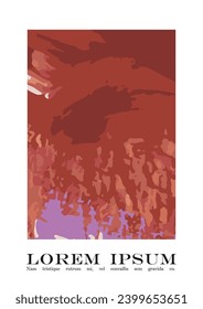 Abstract Vector Paint Stain Background Set. Hand Painted Artwork Page Collection. Good for Business Branding.