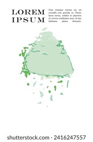 Conjunto de fondo de sangrado de pinturas de vectores abstractos. Formas de pincel Diseño de impresión. Ideal para Banner, Volante, Invitación, Tarjeta de Negocios.