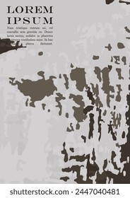 Abstract Vector Paint Stain Background Set. Oil Paint Strokes Placard Design. Good for Cover, Invitation, Banner, Placard, Brochure, Poster, Card, Flyer and other.