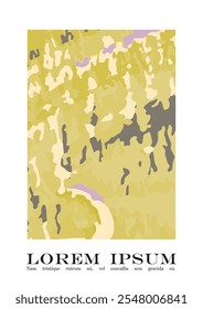 Abstract Vector Paint Stain Background Set. Hand Painted Artwork Page Collection. Good for Business Branding.