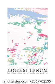 Abstract Vector Paint Stain Background Set. Hand Painted Artwork Page Collection. Good for Cover, Invitation, Banner, Placard, Brochure, Poster, Card, Flyer and other.