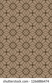Abstract vector paper with seamless patterns of lines, geometric shapes.