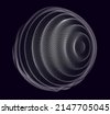 abstract sphere vector