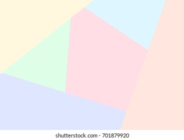 Abstract vector pastel color paper background.