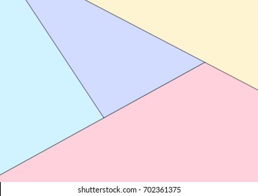 Abstract vector pastel colour paper background.