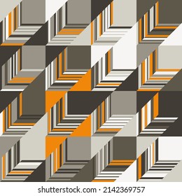 Abstract vector pattern artwork made with various geometry shapes and elements. Geometric design graphics for poster, cover, art, presentation, prints, fabric, wallpaper and etc.