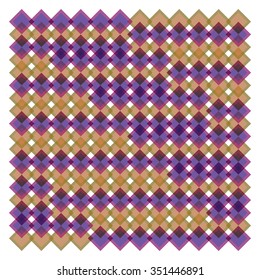 Abstract vector pattern background. Color composition of regular geometric overlapping shapes.