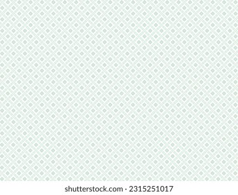 Abstract vector pattern for background. Geometric monoline green oranment with lines and squares.