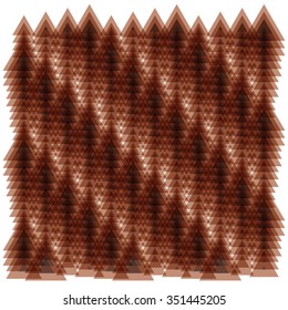 Abstract vector pattern background. Monochrome composition of regular geometric overlapping shapes.
