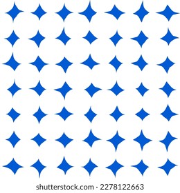 Abstract vector pattern with big cutout circles. Seamless texture with dots and stars. Modern background in retro style