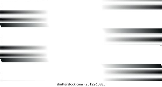 Abstract vector pattern of black and red broken shapes on a white background.