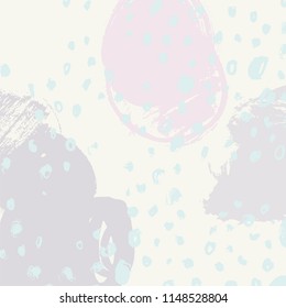 Abstract vector pattern with brush strokes. Modern grunge background