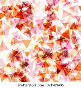 abstract vector pattern with chaos triangles for your design