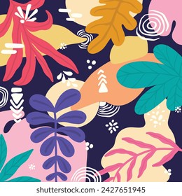 Abstract vector pattern colorful design