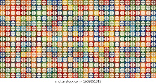 Abstract vector pattern design in Geometric flat style for web banner, business presentation, branding package, fabric print, wallpaper