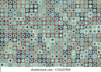 Abstract vector pattern design in Geometric flat style for web banner, business presentation, branding package, fabric print, wallpaper