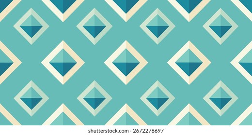 Abstract vector pattern design seamless background colorful clean and solid shapes