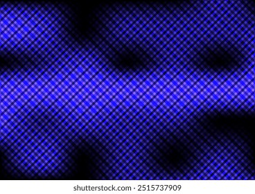 Abstract vector pattern with a diagonal checkered texture. The background is a deep blue color with a subtle gradient effect. This versatile pattern is perfect for creating modern and stylish designs