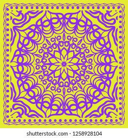 Abstract vector pattern with abstract floral and leave style. For modern interiors design, wallpaper, textile industry
