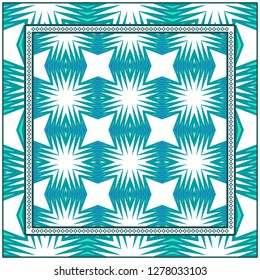 Abstract vector pattern with abstract floral and leave style. For modern interiors design, wallpaper, textile industry