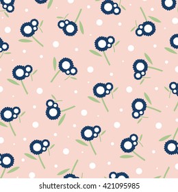 Abstract vector pattern with flowers. Vector design cover,wrapper,fabric, textile,beautiful background. Cute backdrop.