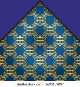 Abstract Vector Pattern With Abstract Geometric retro Style. Repeating Sample Figure And Line. For Modern Interiors Design, Wallpaper, Textile Industry. 