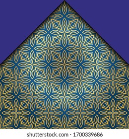 Abstract Vector Pattern With Abstract Geometric retro Style. Repeating Sample Figure And Line. For Modern Interiors Design, Wallpaper, Textile Industry. 