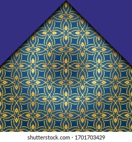 Abstract Vector Pattern With Abstract Geometric retro Style. Repeating Sample Figure And Line. For Modern Interiors Design, Wallpaper, Textile Industry. 