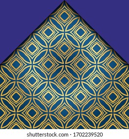 Abstract Vector Pattern With Abstract Geometric retro Style. Repeating Sample Figure And Line. For Modern Interiors Design, Wallpaper, Textile Industry. 