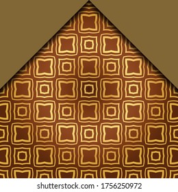 Abstract Vector Pattern With Abstract Geometric retro Style. Repeating Sample Figure And Line. For Modern Interiors Design, Wallpaper, Textile Industry. 