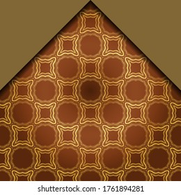 Abstract Vector Pattern With Abstract Geometric retro Style. Repeating Sample Figure And Line. For Modern Interiors Design, Wallpaper, Textile Industry. 