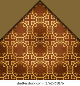 Abstract Vector Pattern With Abstract Geometric retro Style. Repeating Sample Figure And Line. For Modern Interiors Design, Wallpaper, Textile Industry. 