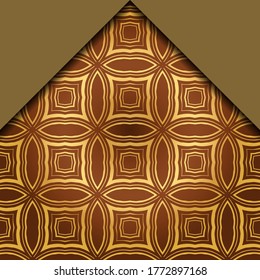 Abstract Vector Pattern With Abstract Geometric retro Style. Repeating Sample Figure And Line. For Modern Interiors Design, Wallpaper, Textile Industry. 