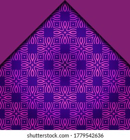 Abstract Vector Pattern With Abstract Geometric retro Style. Repeating Sample Figure And Line. For Modern Interiors Design, Wallpaper, Textile Industry. 